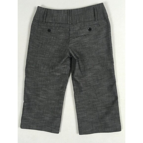 Tracy Evans Limited Women Capri Dress Pants Size 5 Gray Mid Rise Boot Cut Pocket - Picture 3 of 13